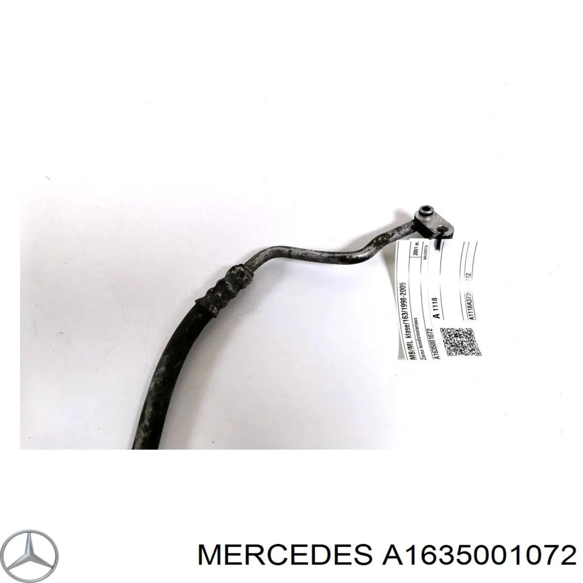 Mangueira de aparelho de ar condicionado, desde o radiador até o vaporizador Mercedes A1635001072 preço, a partir de 88,53 USD