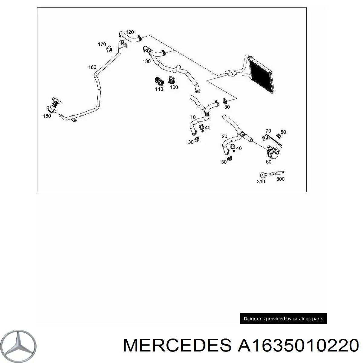 A1635010220 Mercedes 