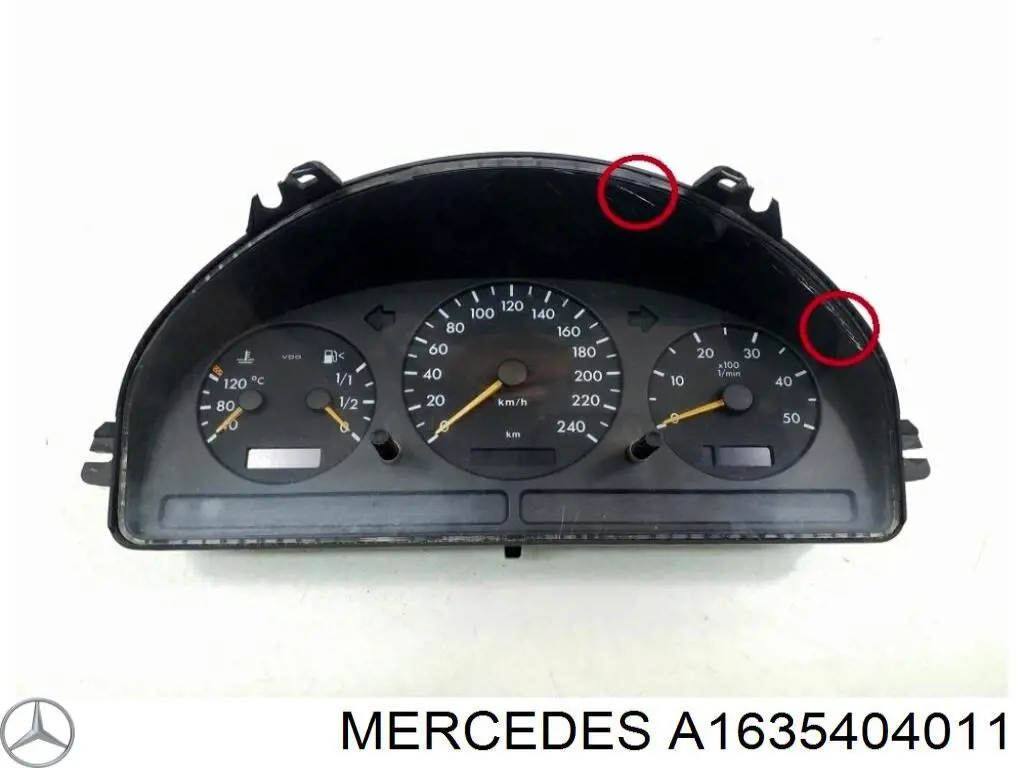 Painel de instrumentos (quadro de instrumentos) Mercedes A1635404011 preço, a partir de 74,88 USD