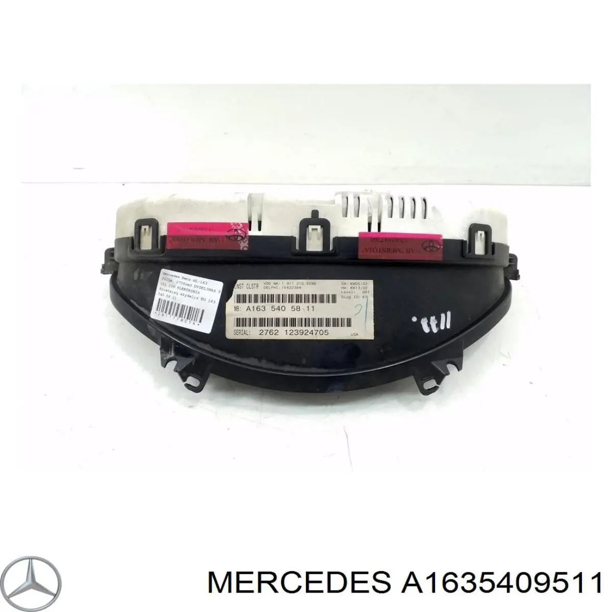 Painel de instrumentos (quadro de instrumentos) Mercedes A1635409511 preço, a partir de 59,59 USD