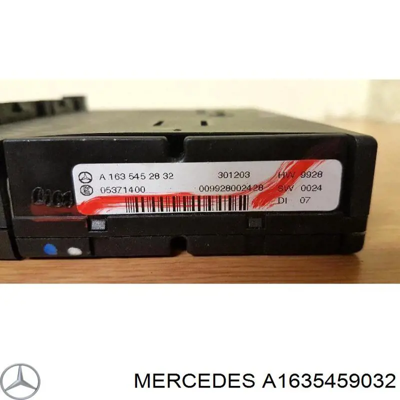 A1635459032 Mercedes Regulador de revoluções de ventilador de esfriamento (unidade de controlo)
