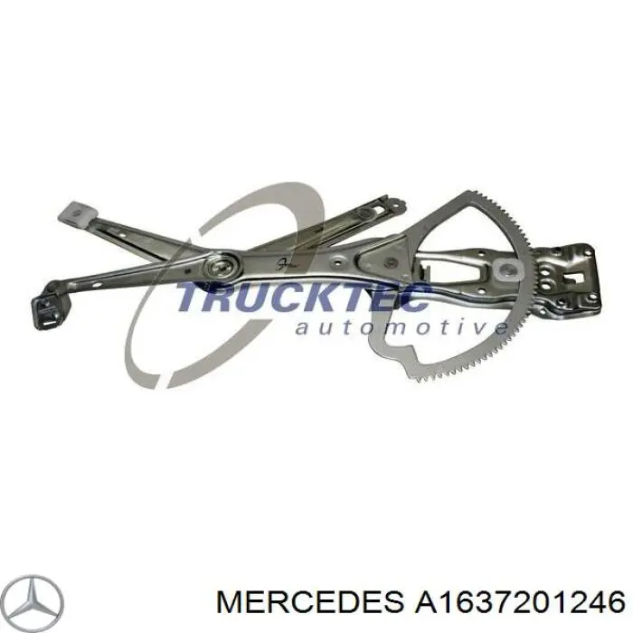 Compre A1637201246 Mercedes Mecanismo de acionamento de vidro da porta dianteira direita