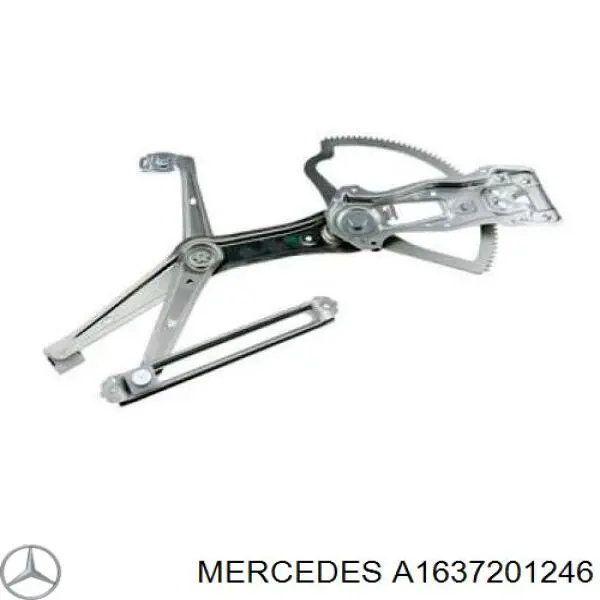 A1637201246 Mercedes Mecanismo de acionamento de vidro da porta dianteira direita