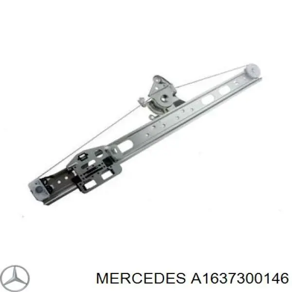 Mecanismo de acionamento de vidro da porta traseira esquerda Mercedes A1637300146 preço, a partir de 88,53 USD