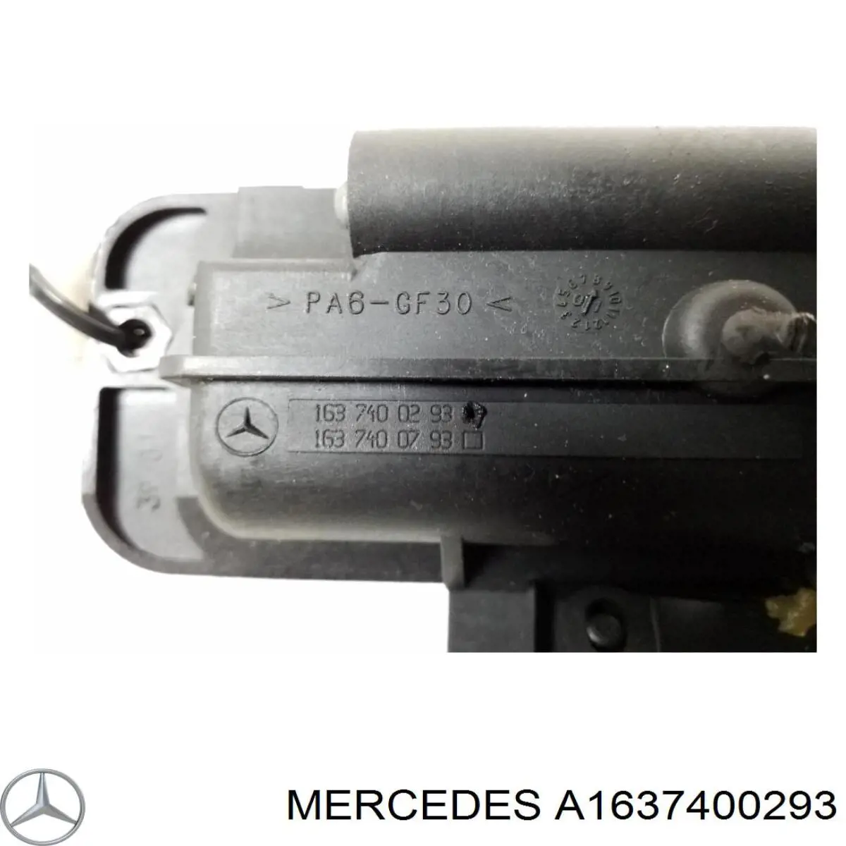 Compre A1637400293 Mercedes Puxador externo de tampa de porta-malas (de 3ª/5ª porta traseira)