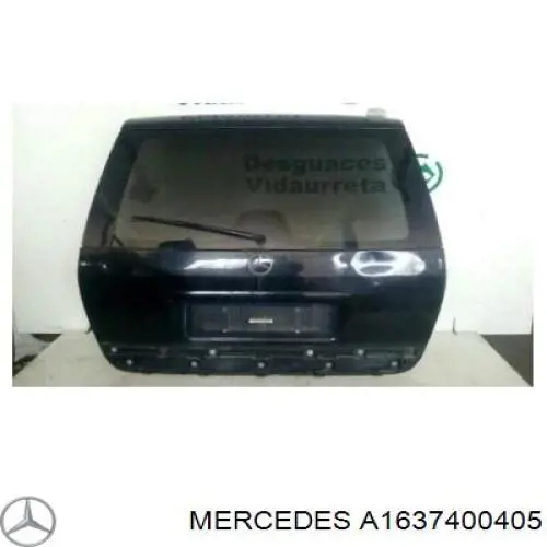 1637401105 Mercedes Porta traseira (3ª/5ª porta-malas (tampa de alcapão)