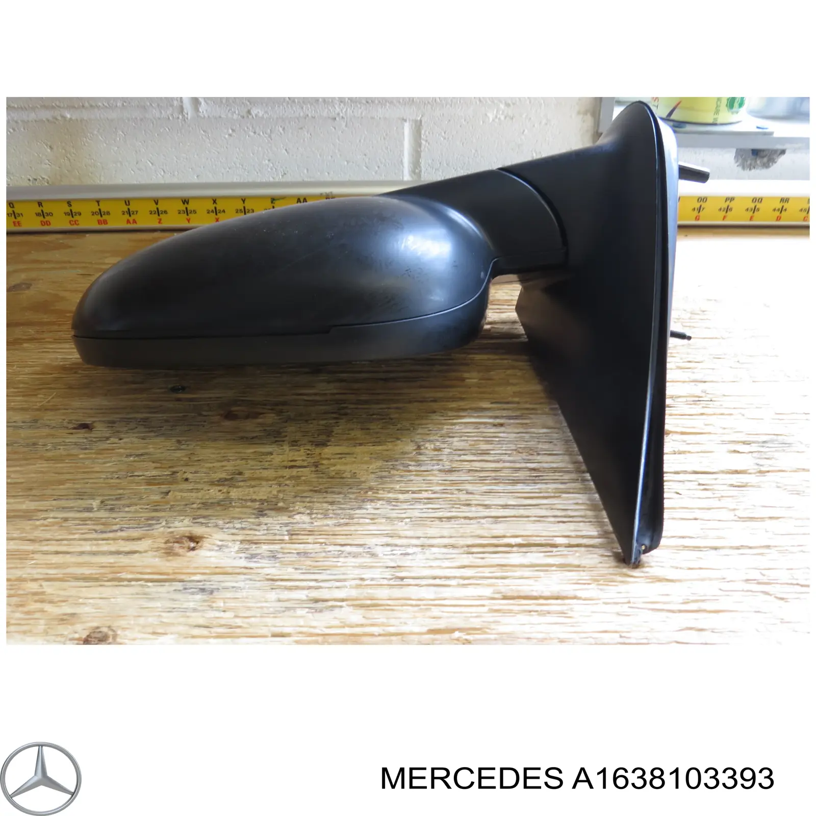 1638103393 Mercedes Espelho de retrovisão esquerdo