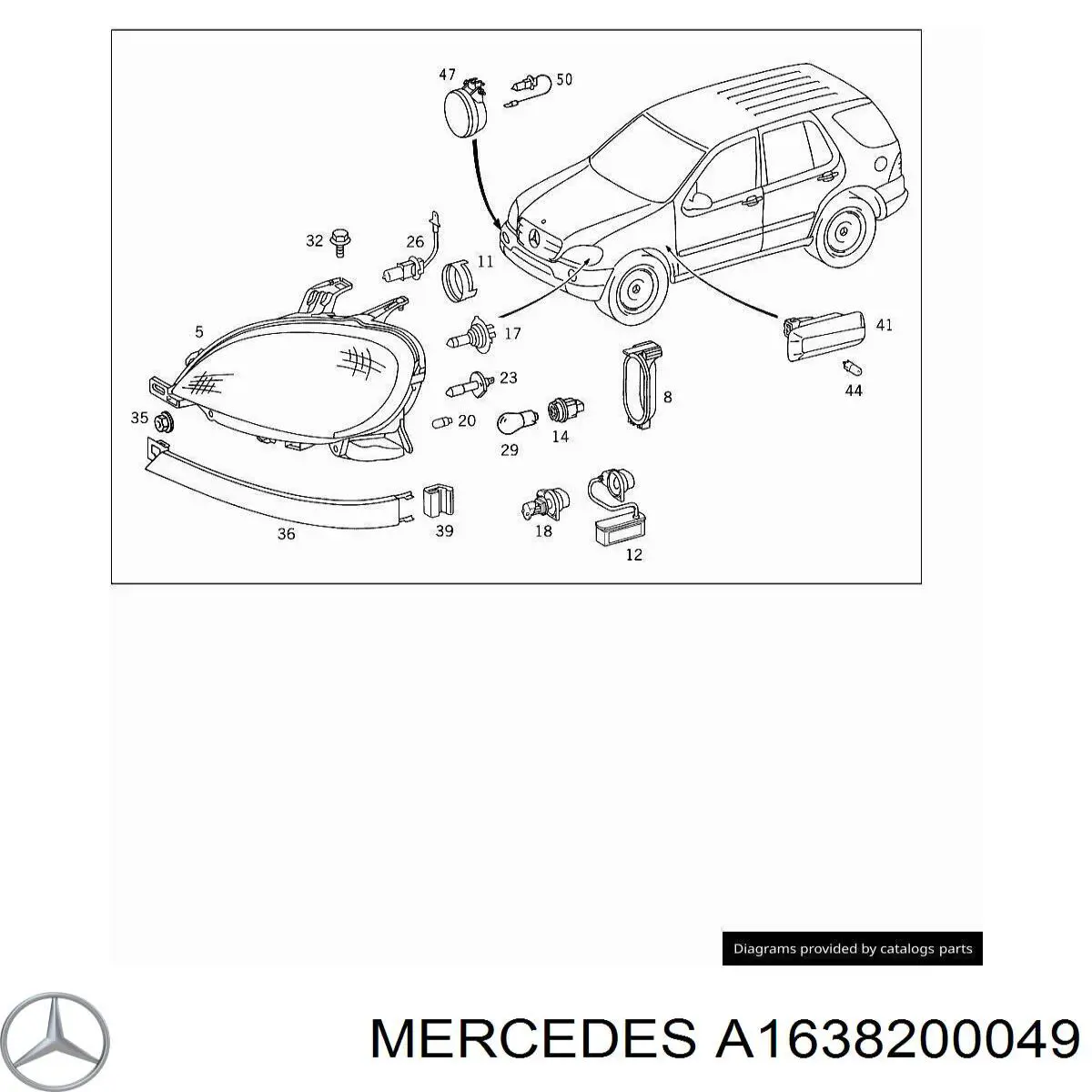 Compre 1638200049 Mercedes 