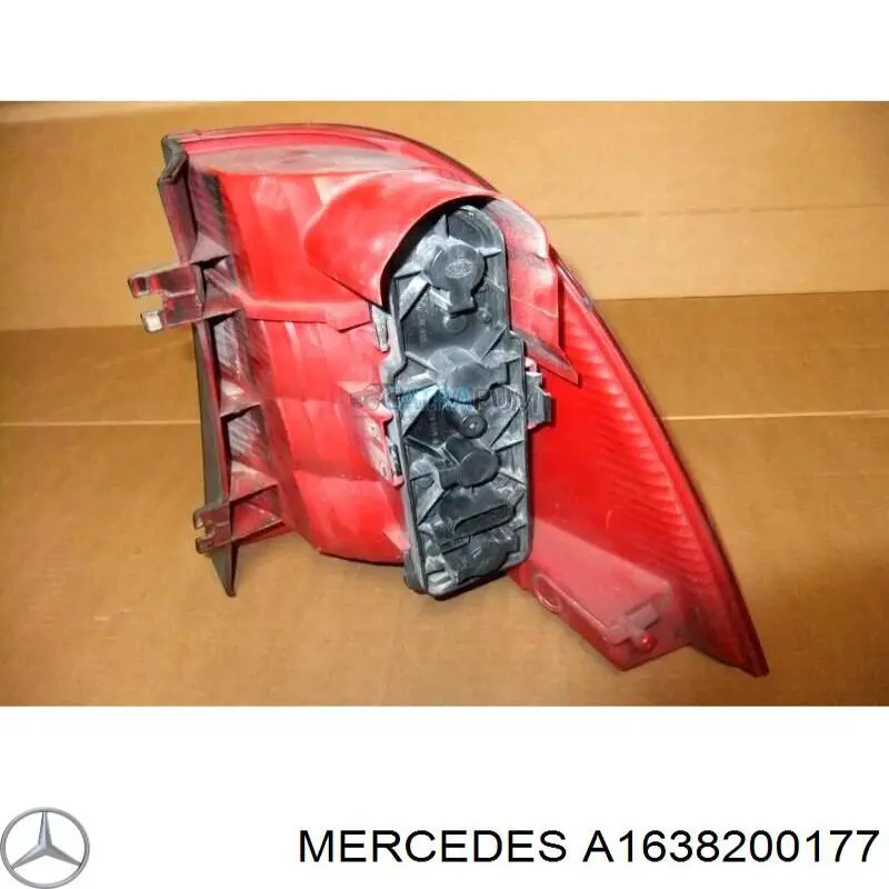 Ripa (placa sobreposta) da luz esquerda Mercedes A1638200177 preço, a partir de 49,58 USD