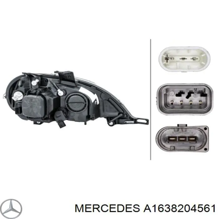 A1638204561 Mercedes Luz esquerda