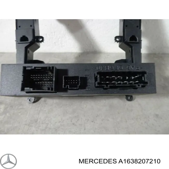 A1638207210 Mercedes Botão de ativação de motor de acionamento de vidro de consola central