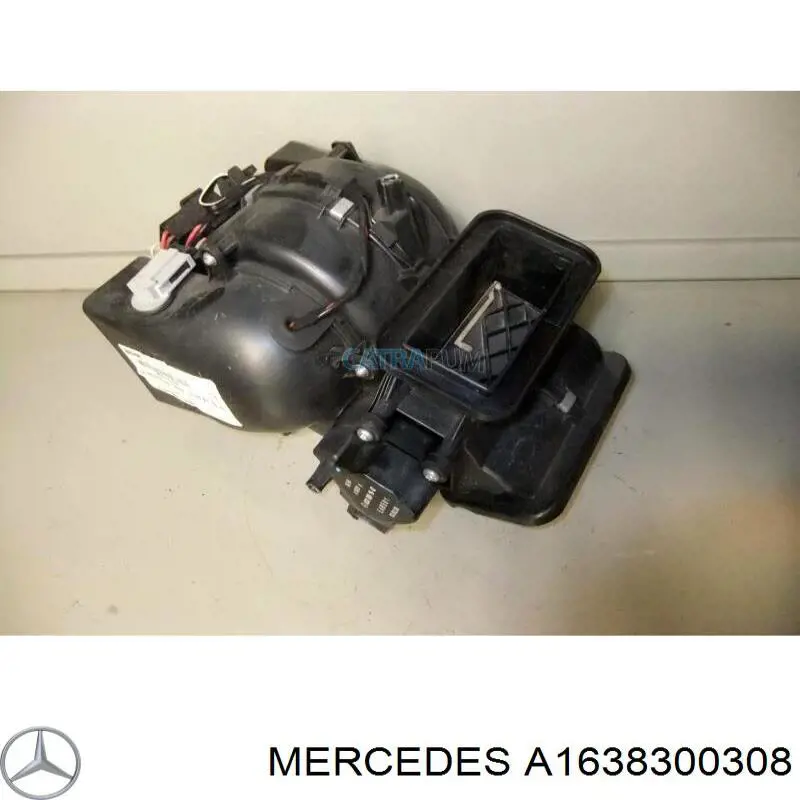 A1638300308 Mercedes Caixa de ventilador de forno (de aquecedor de salão), montada
