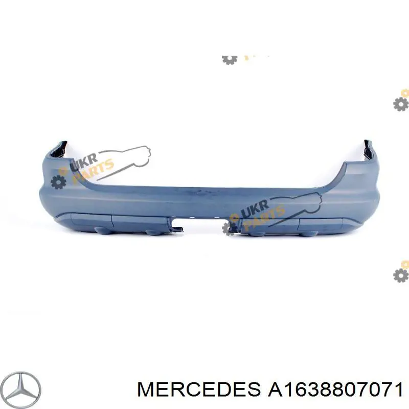 A1638807071 Mercedes Pára-choque traseiro