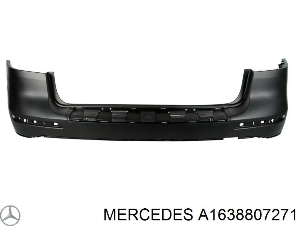 A1638807271 Mercedes Pára-choque traseiro