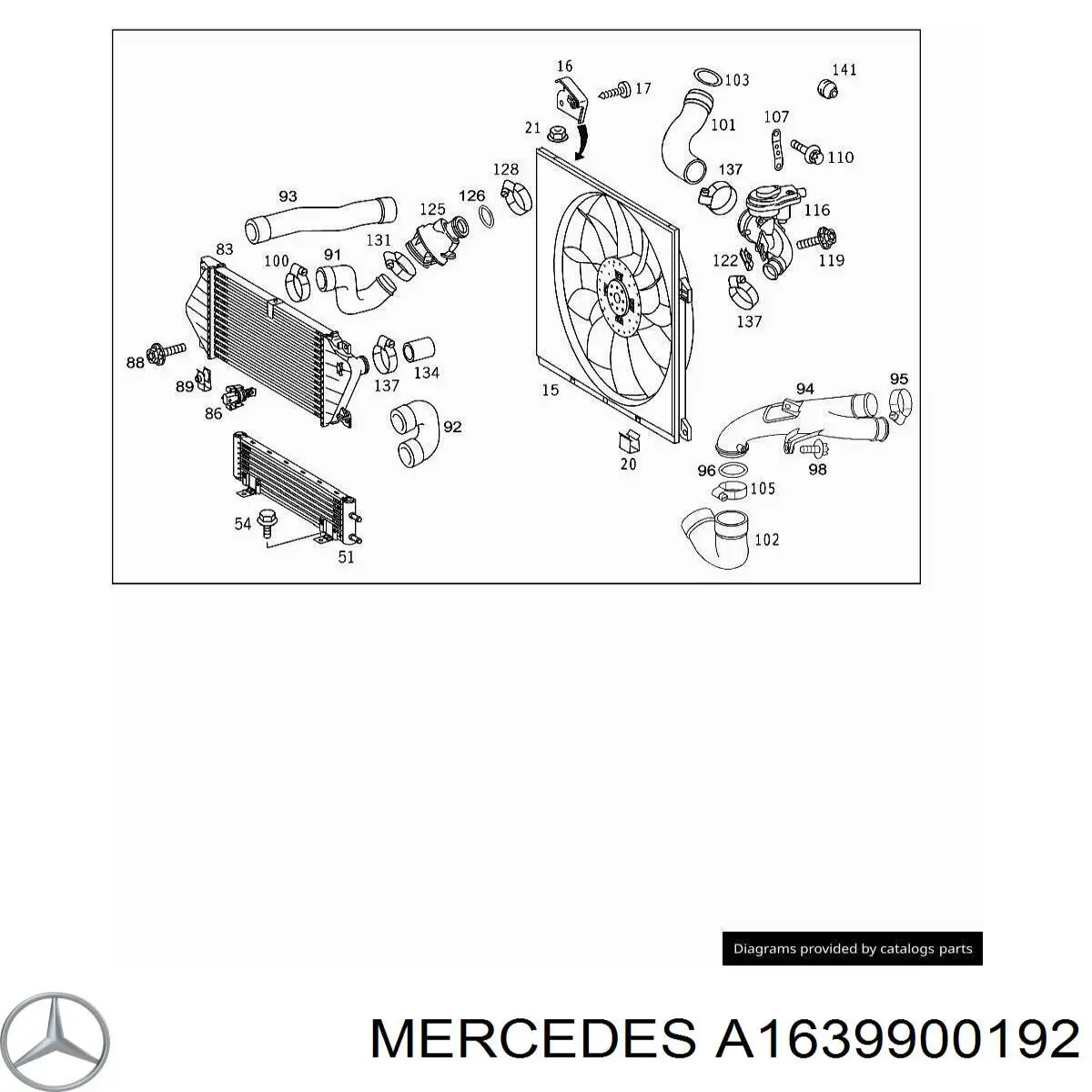 Mercedes A1639900192 preço, a partir de 14,92 USD