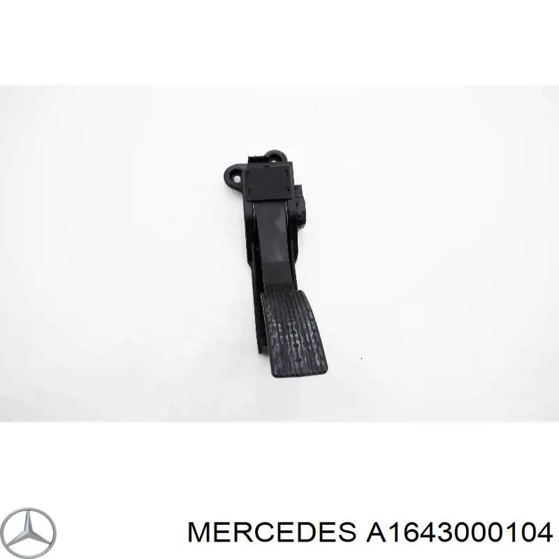 A1643000104 Mercedes Pedal de gás (de acelerador)