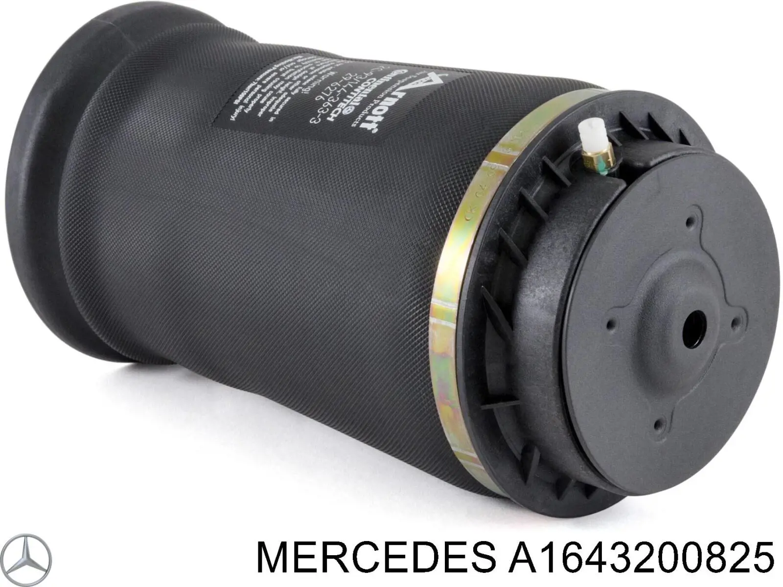 Coxim pneumático (suspensão de lâminas pneumática) do eixo traseiro Mercedes A1643200825 preço, a partir de 197,72 USD