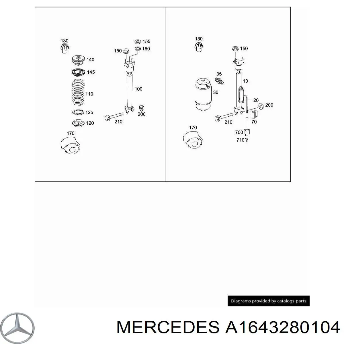 A1643280504 Mercedes 