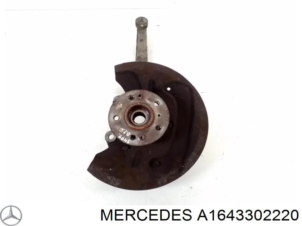 A1643302220 Mercedes Pino moente (extremidade do eixo) dianteiro direito