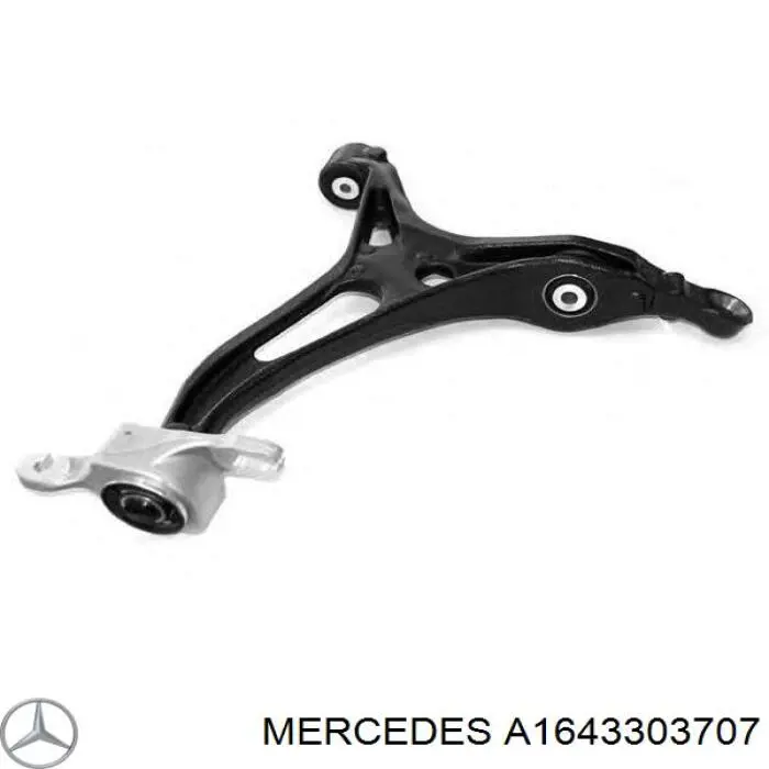 A1643303107 Mercedes Braço oscilante inferior esquerdo de suspensão dianteira