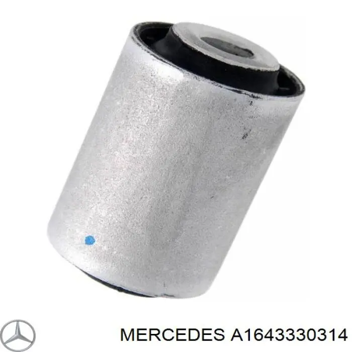 A1643330314 Mercedes Bloco silencioso dianteiro do braço oscilante inferior