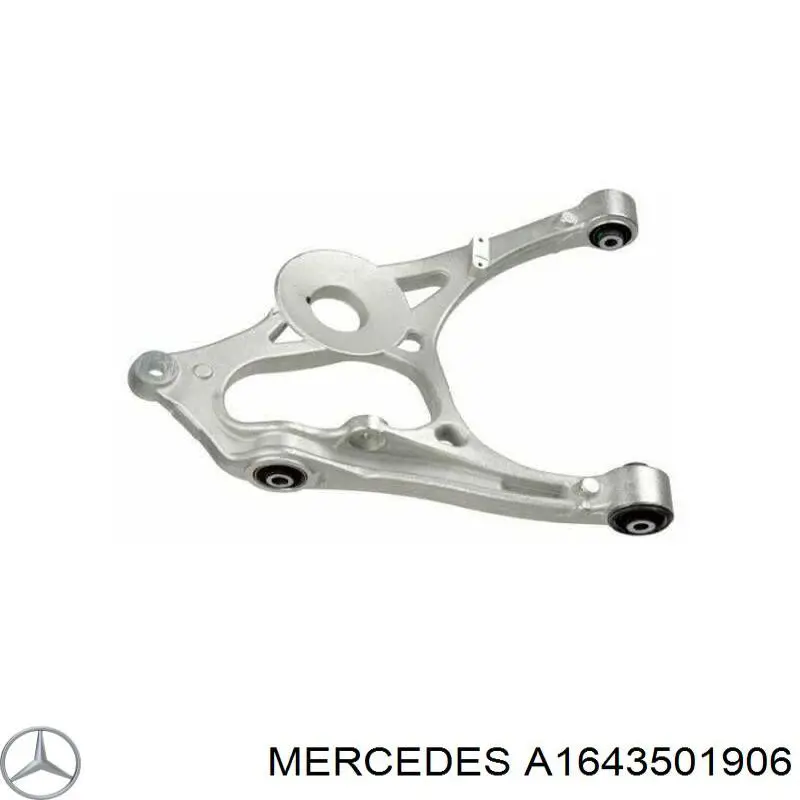 A1643501906 Mercedes Braço oscilante inferior esquerdo de suspensão traseira