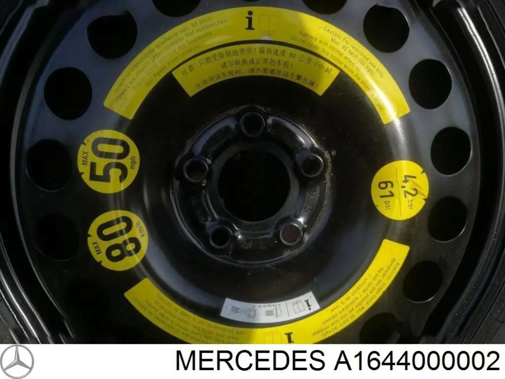 Compre A1644000002 Mercedes Discos de roda de aço (estampados)