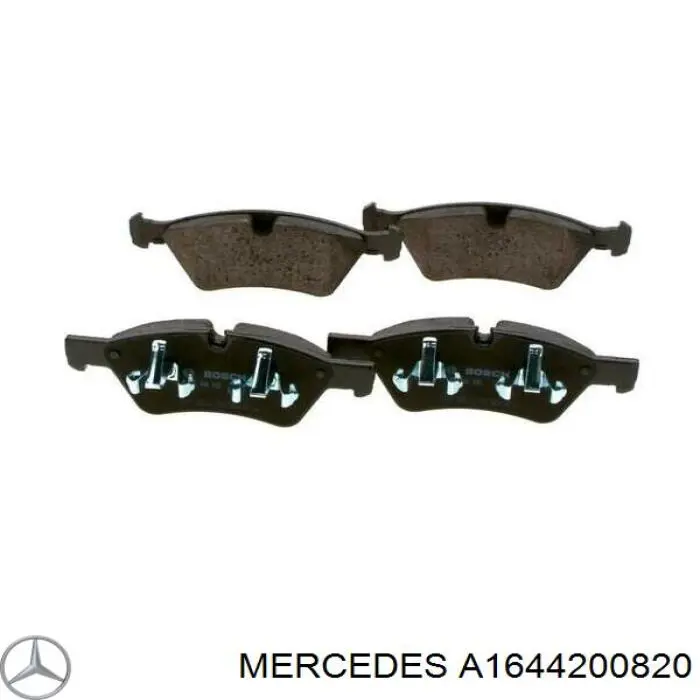 Sapatas do freio dianteiras de disco Mercedes A1644200820 preço, a partir de 37,56 USD