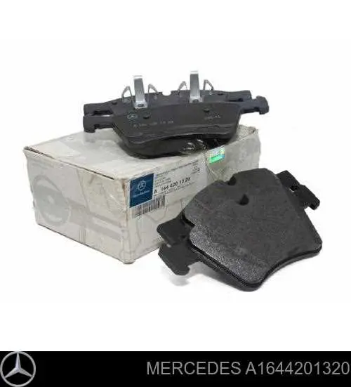 A1644201320 Mercedes Sapatas do freio dianteiras de disco