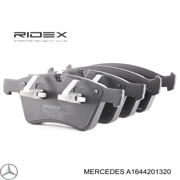 Compre A1644201320 Mercedes Sapatas do freio dianteiras de disco