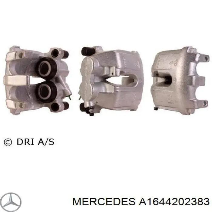 A1644202383 Mercedes Suporte do freio dianteiro esquerdo