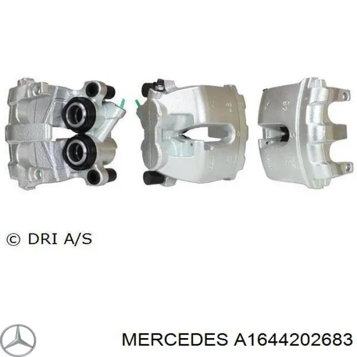 A1644202683 Mercedes Suporte do freio dianteiro direito