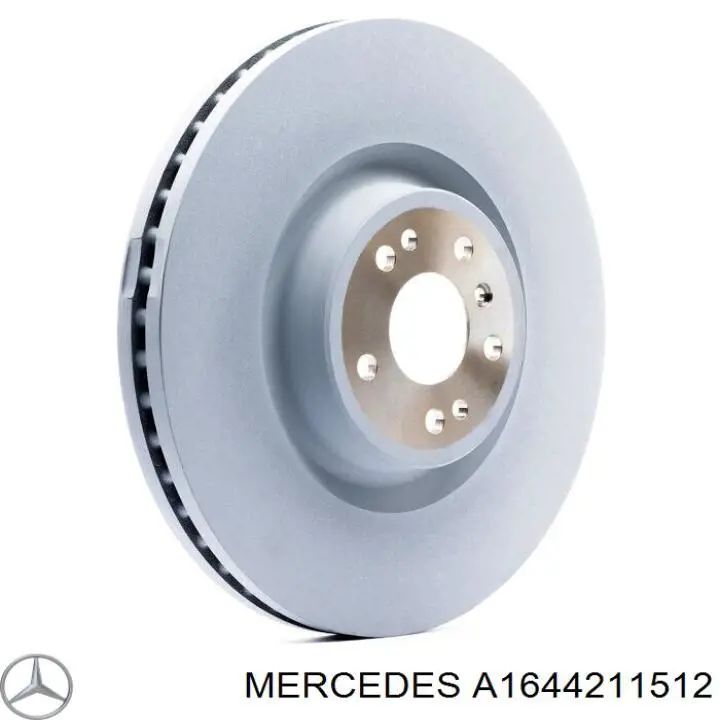 A1644211512 Mercedes Disco do freio dianteiro