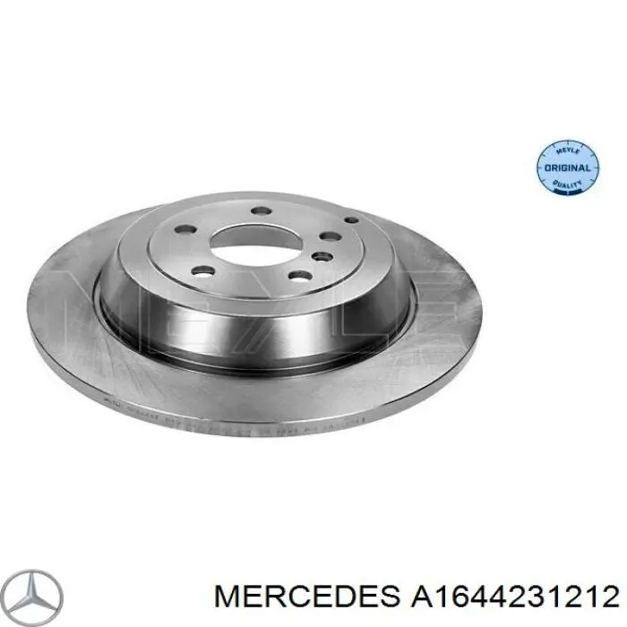 Disco do freio traseiro Mercedes A1644231212 preço, a partir de 71,56 USD