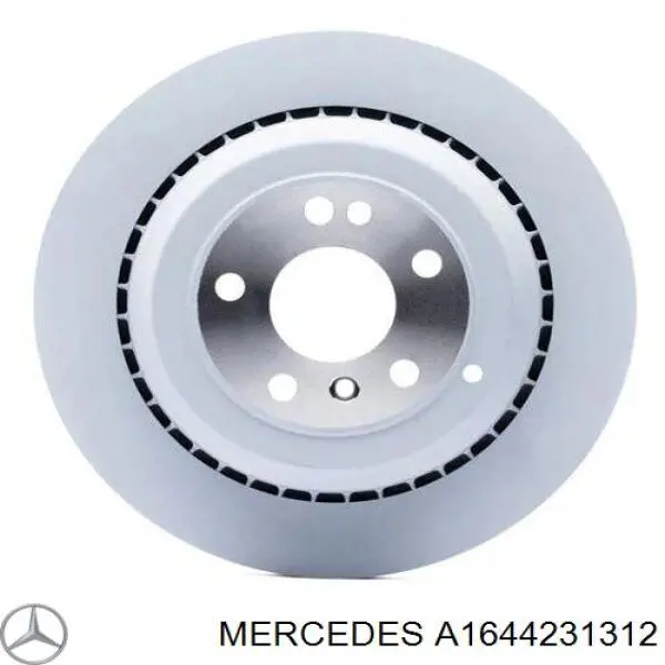 A1644231312 Mercedes Disco do freio traseiro
