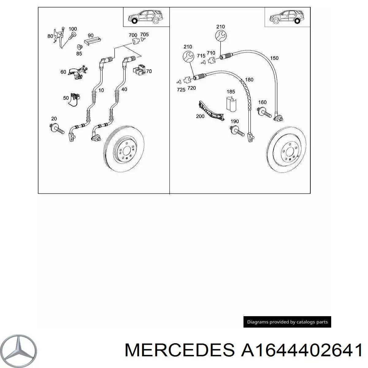 A1644402641 Mercedes 