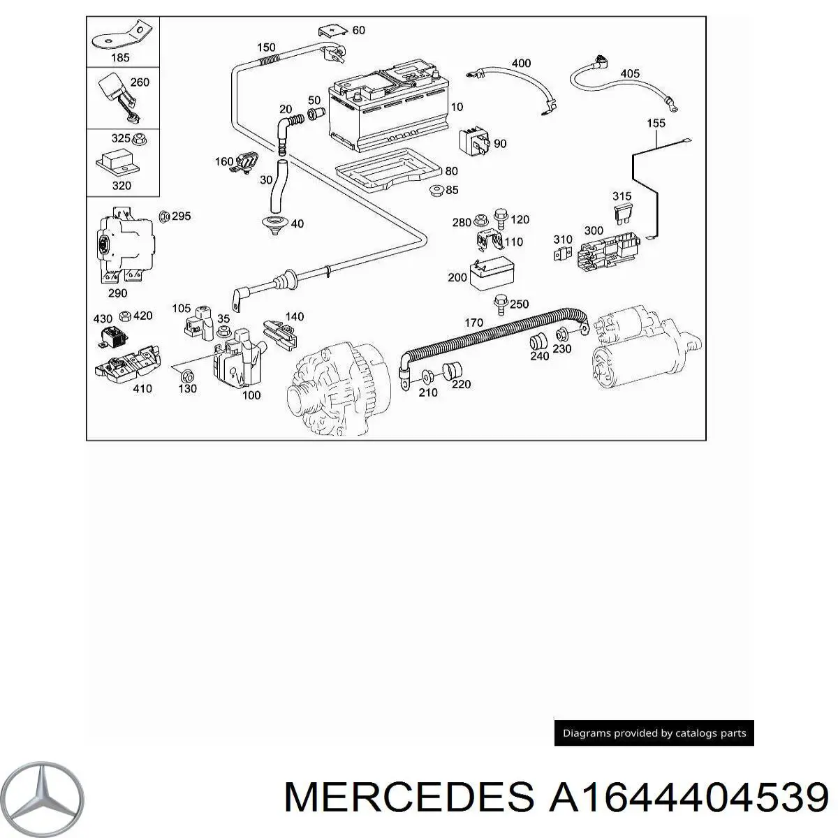  Mercedes A1644404539 preço, a partir de 90,25 USD