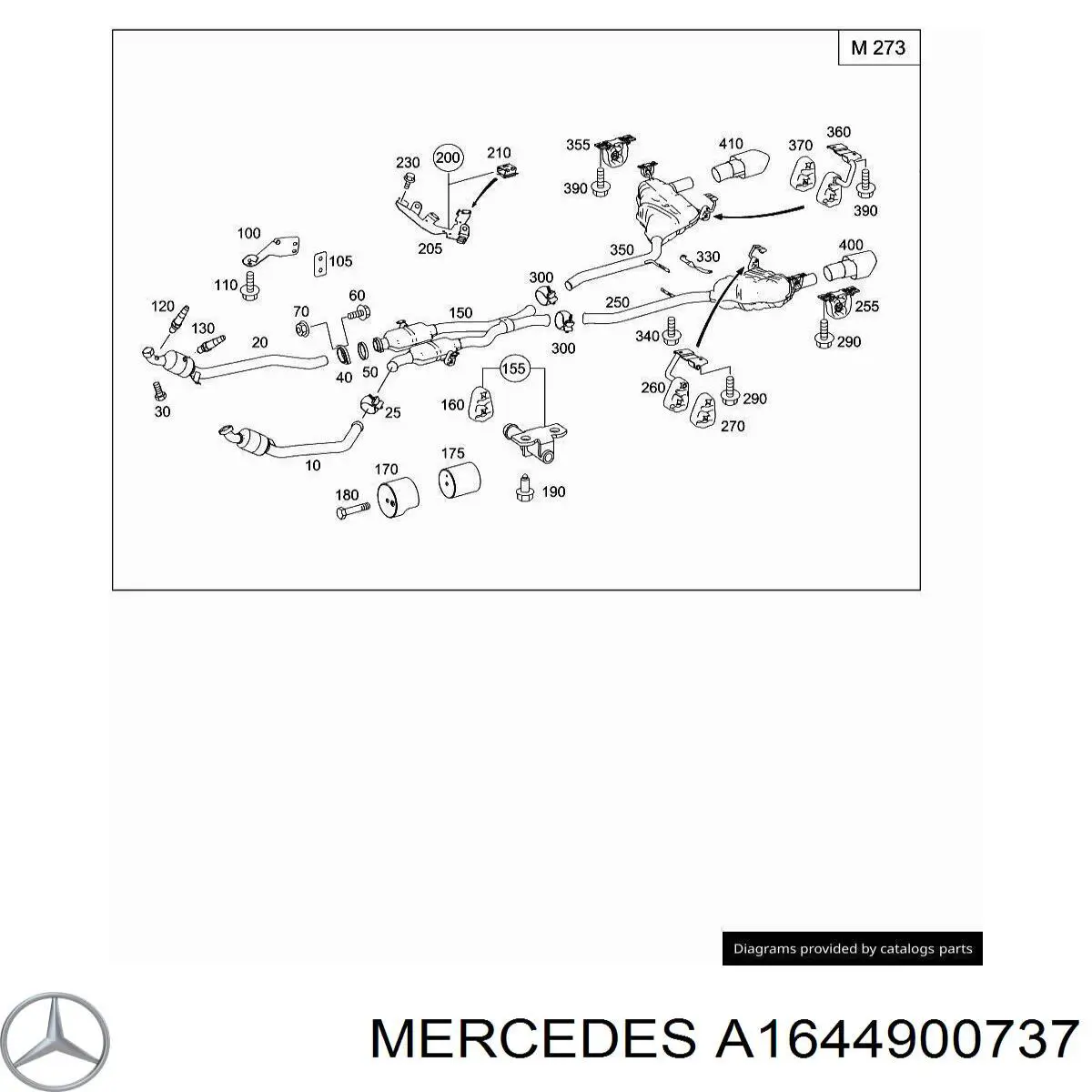  Mercedes A1644900737 preço, a partir de 62,69 USD