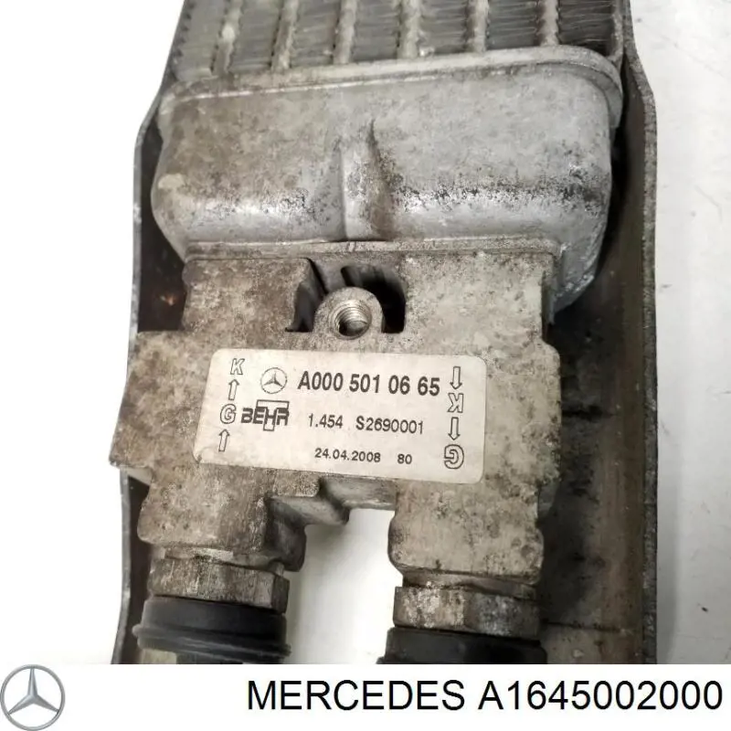Radiador de óleo Mercedes A1645002000 preço, a partir de 75,87 USD