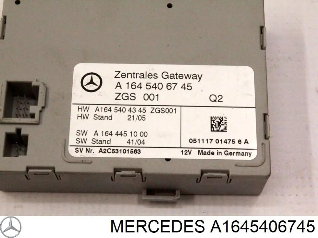 A1645406745 Mercedes Unidade de controlo do fecho central