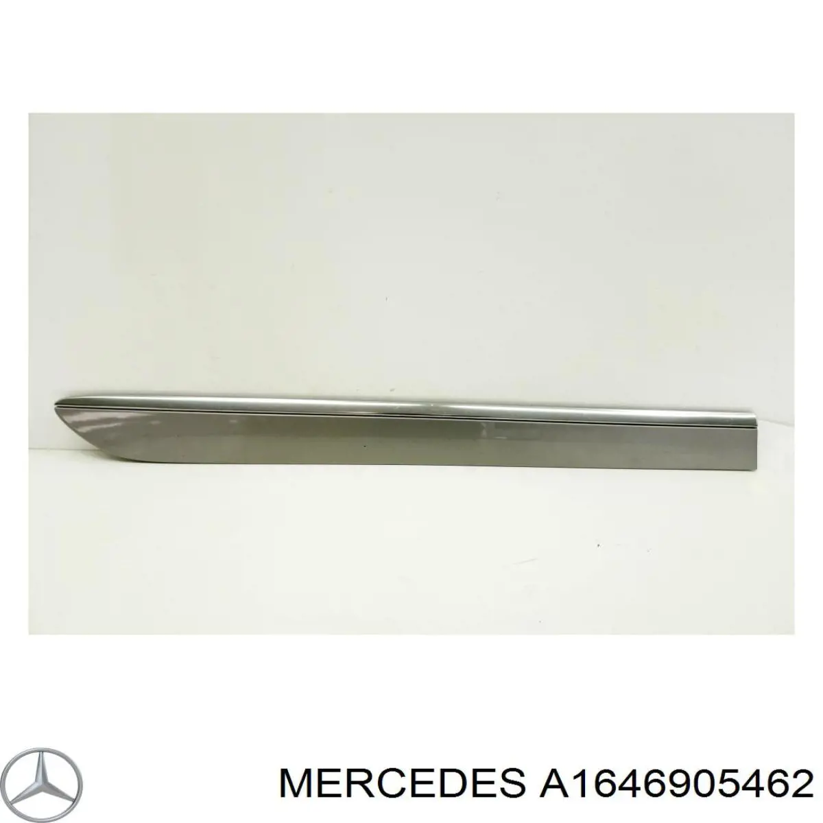Moldura da porta traseira direita A1646905462 Mercedes