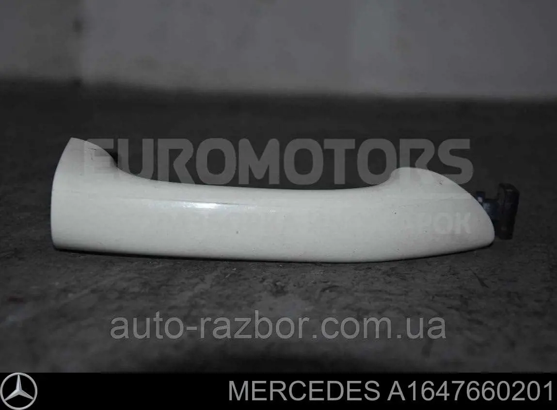A16476602019197 Mercedes Maçaneta dianteira direita da porta externa