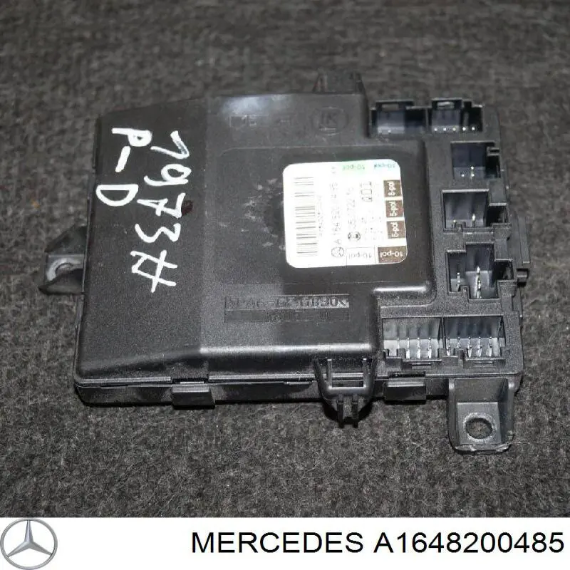 A1648200485 Mercedes Módulo de conforto da porta dianteira