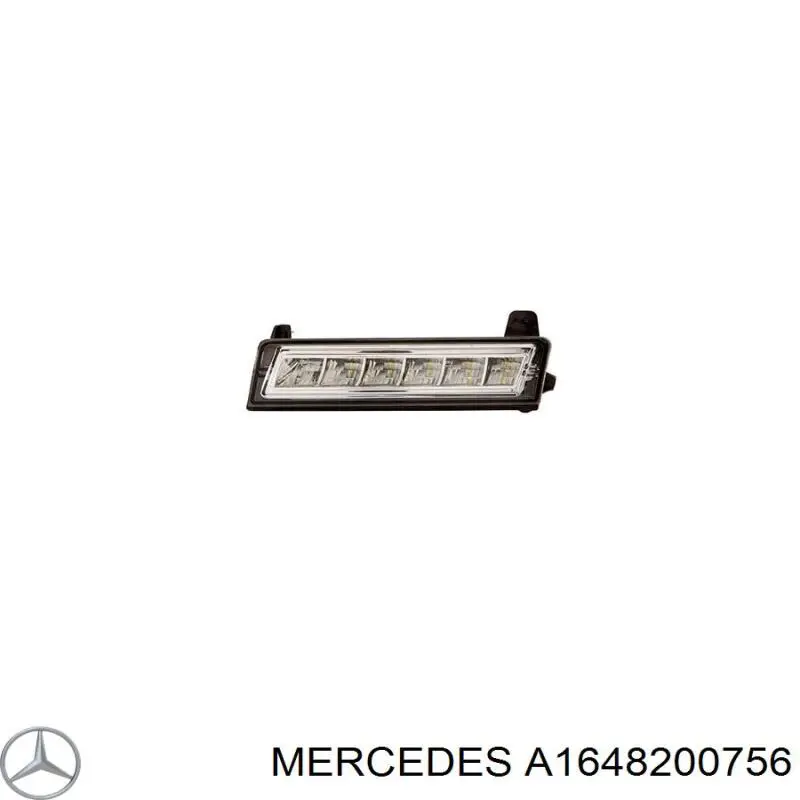A1648200756 Mercedes Luzes de nevoeiro esquerdas