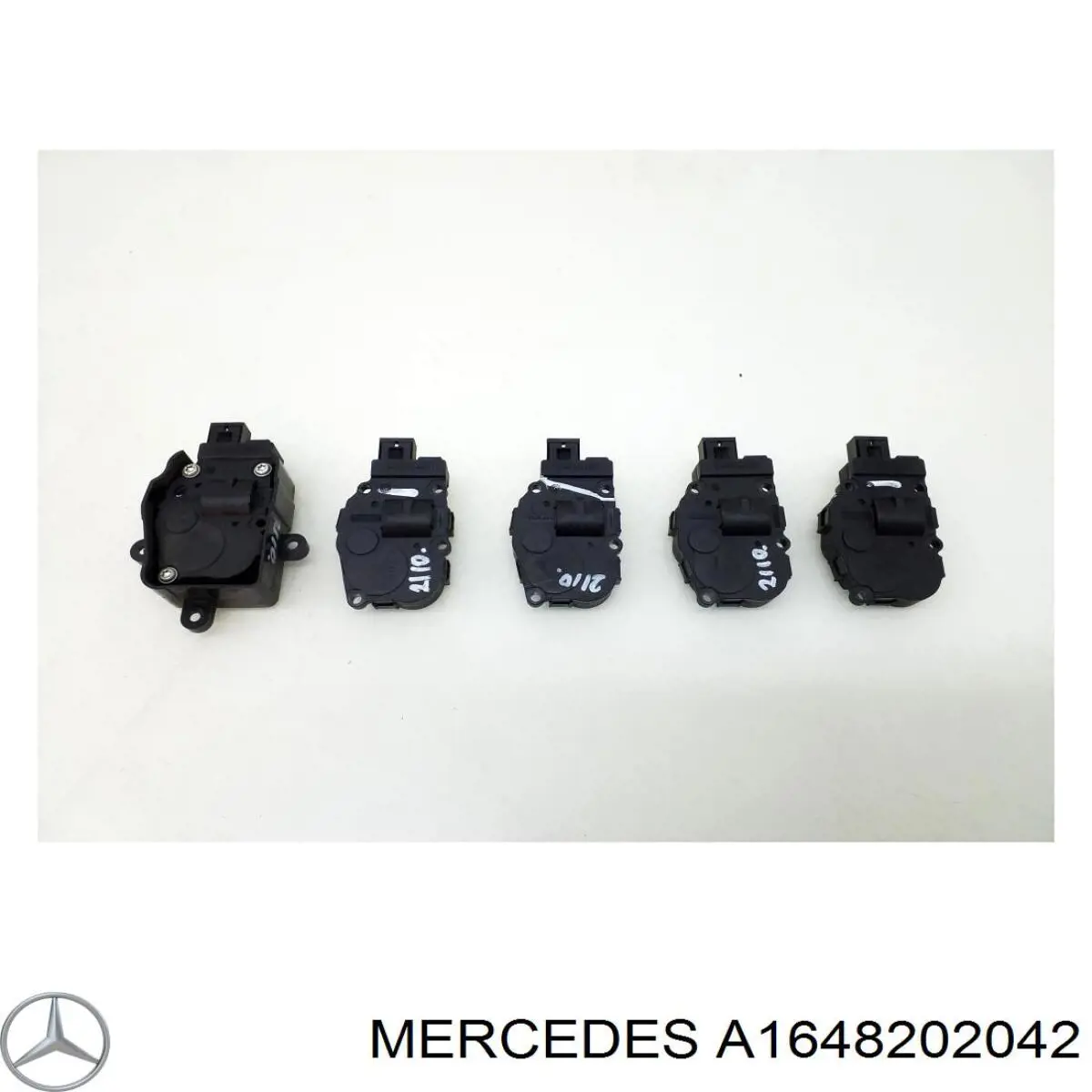 A1648202042 Mercedes Motor de comporta de recirculação de ar