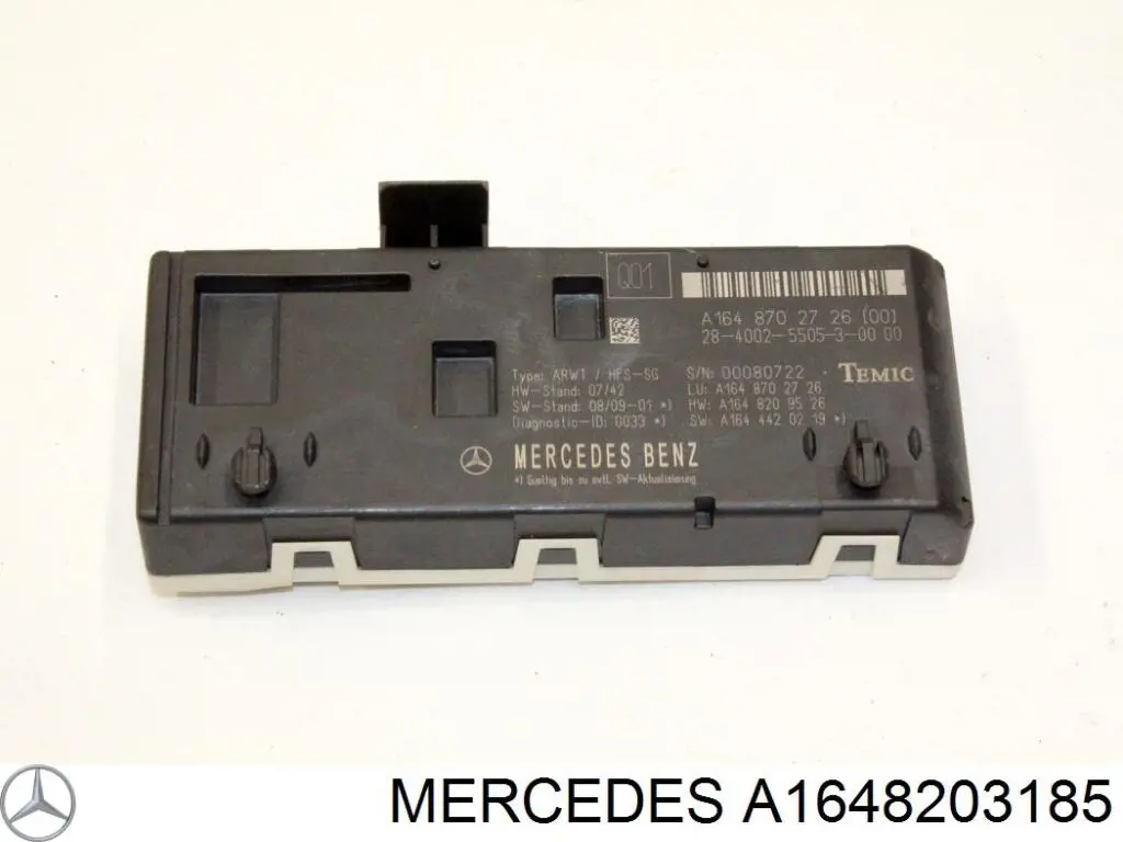 Módulo de direção (Centralina eletrônica) de abertura de tampa de porta-malas (de 3ª/5ª porta traseira) Mercedes A164870112680 preço, a partir de 342,35 USD