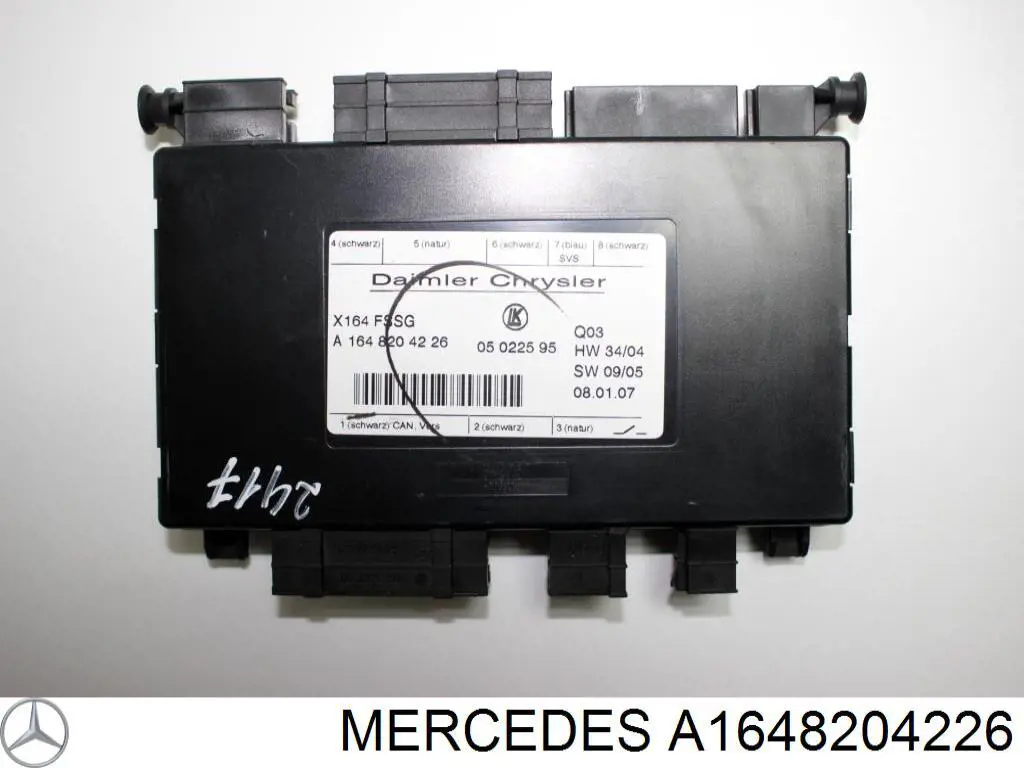A1648204226 Mercedes Unidade de controlo de sinais SAM