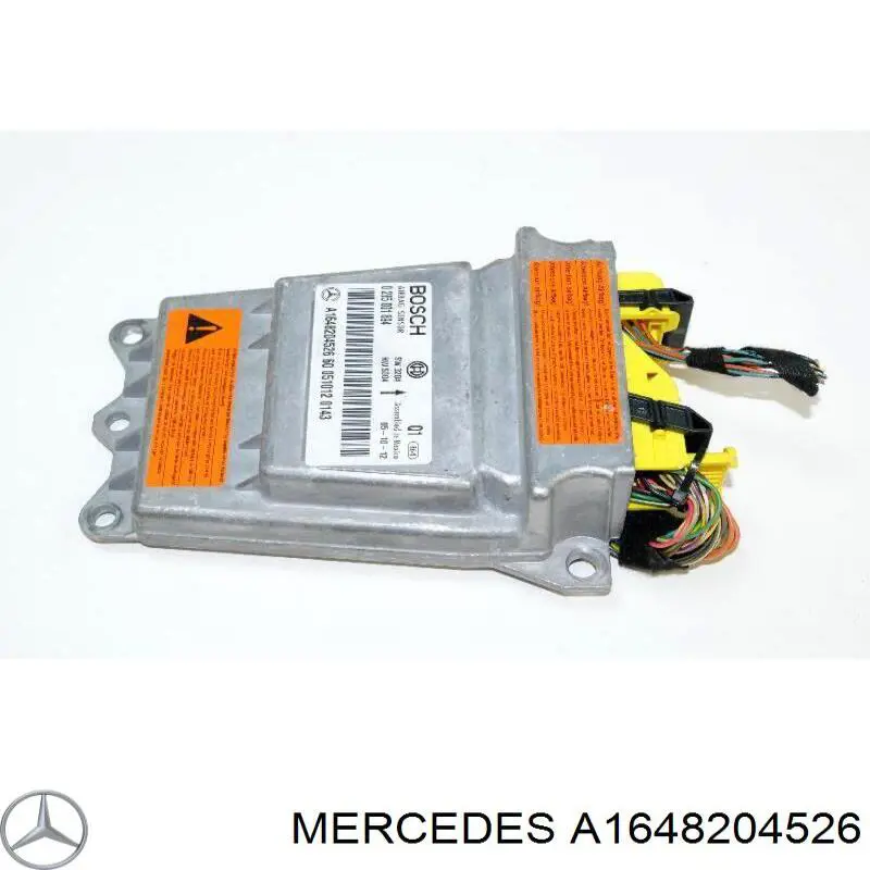 A1648204526 Mercedes Módulo processador de controlo da bolsa de ar (Centralina eletrônica AIRBAG)