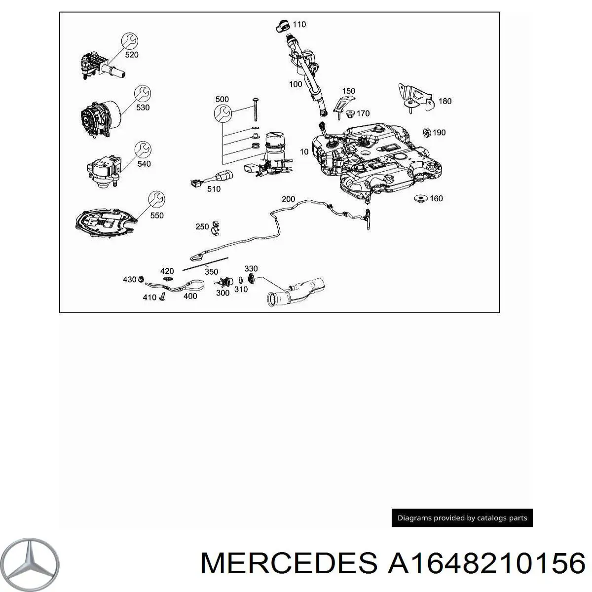 A1648210156 Mercedes 
