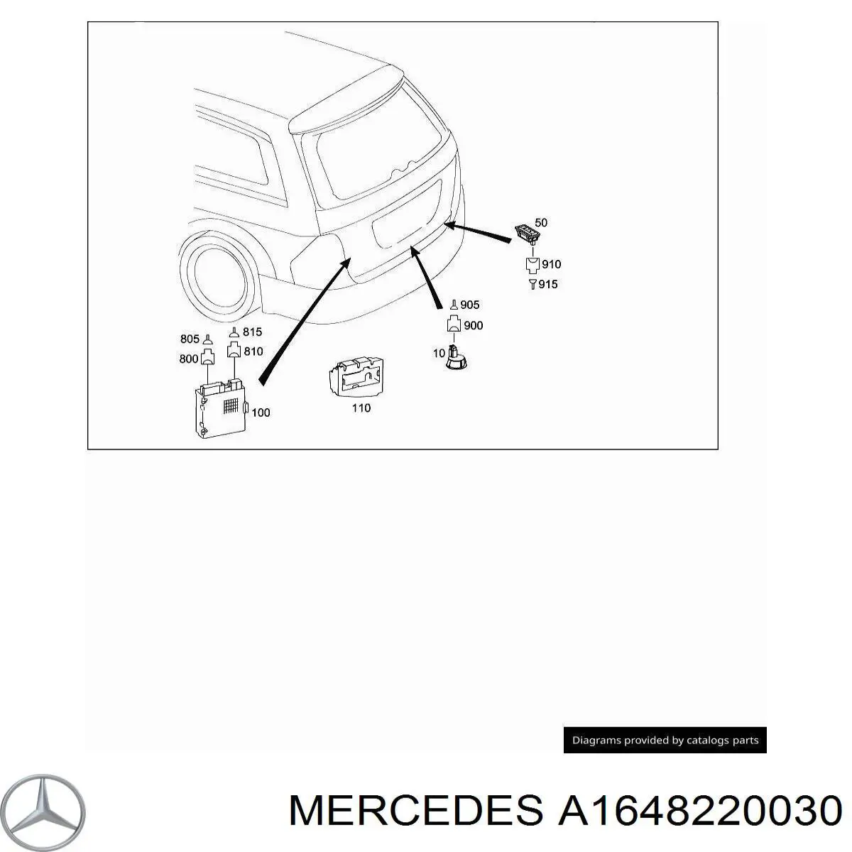 1648220030 Mercedes Sinal sonoro (cláxon)